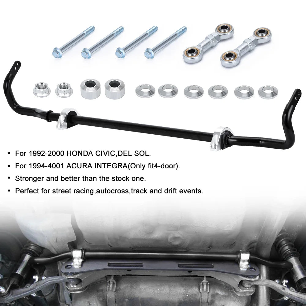 LIZHI RACING - 24mm SWAY BAR 92-00 EG EK For Honda Civic 94-01 Acura