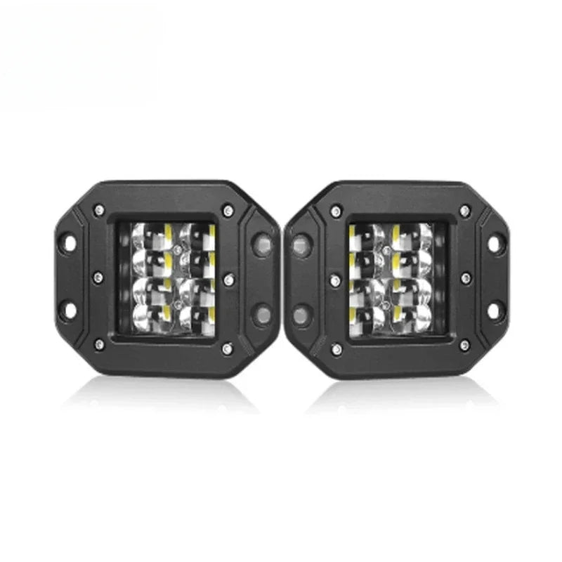 5 Inch 24W 6D Lens LED Small Square Light Built-in Spotlights for