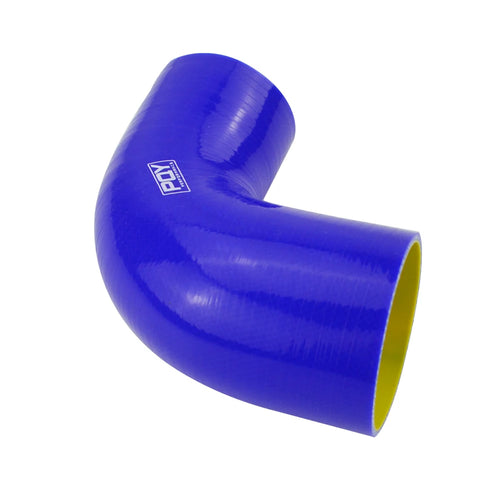 LIZHI RACING  2.5"-3" 63mm-76mm 90 Degree Elbow Reducer Silicone Hose