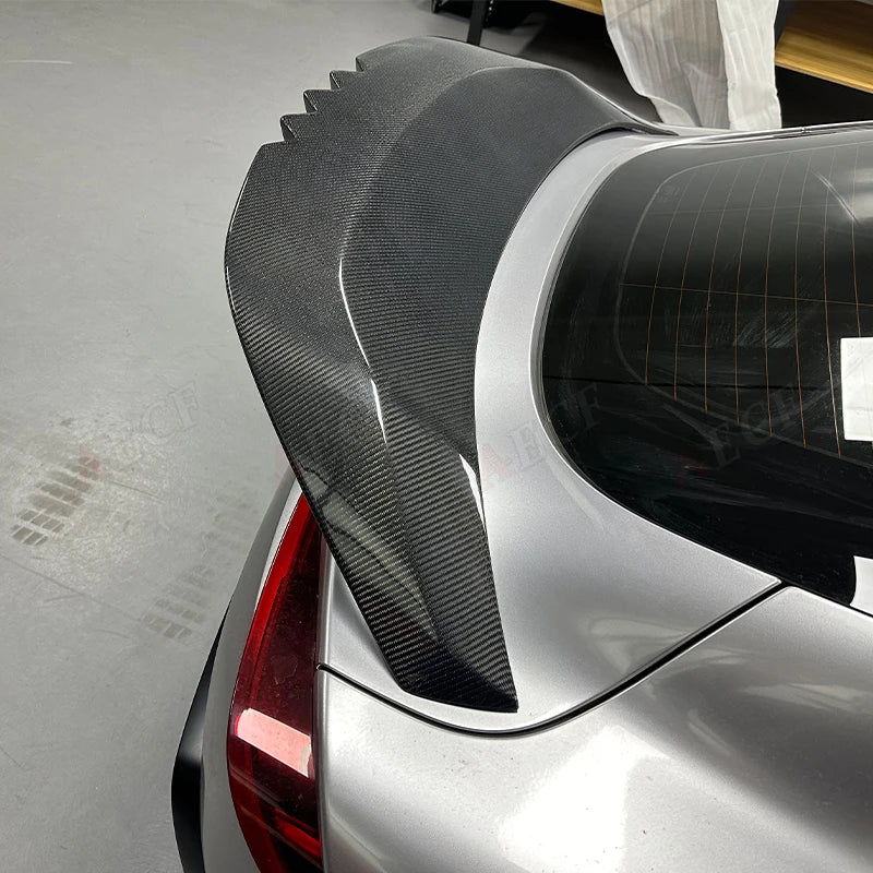 Real Carbon Fiber Rear Trunk Spoiler Tail Boot Racing Trunk Wing VSS