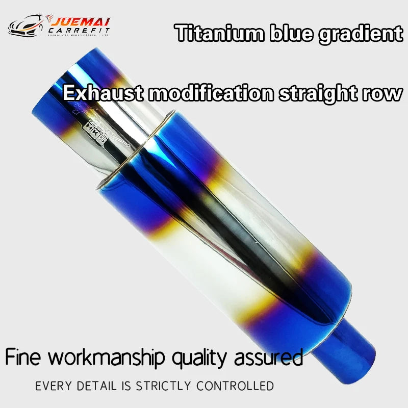 89mm Exhaust Pipe HKS Muffler Tail Pipe Universal High Quality