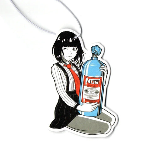 Sexy Tire Girl Pendant JDM Car Air Freshener Hanging Rearview Mirror