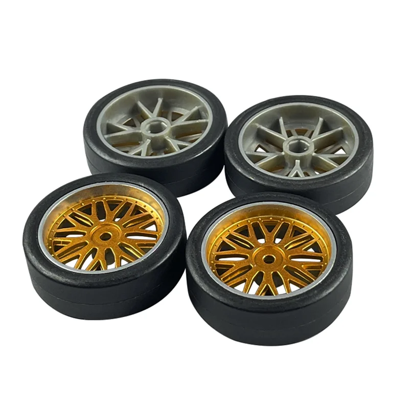 4Pcs 32mm RC Drift Tire Wheel Tyre for LDRC AE86 1/18 RC Car Upgrade