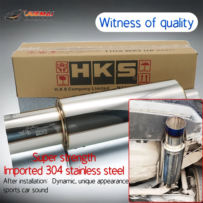 101mm Car Exhaust Pipe HKS Muffler Tail  Pipe Universal High Quality