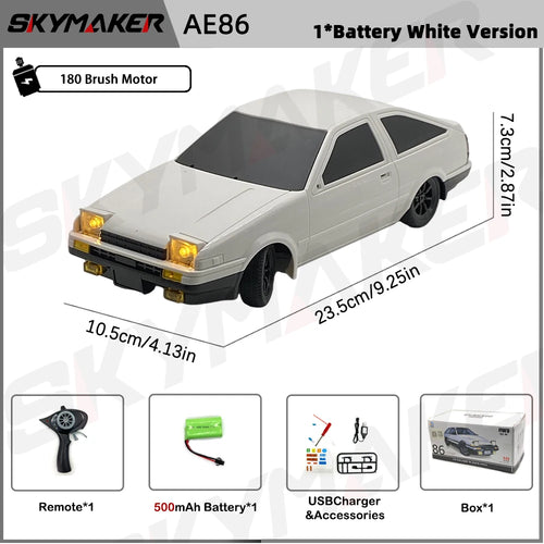 1:18 AE86 Model LD1801 RX-7 FC LD1802 RC Drift Car 1/18 2.4G Remote