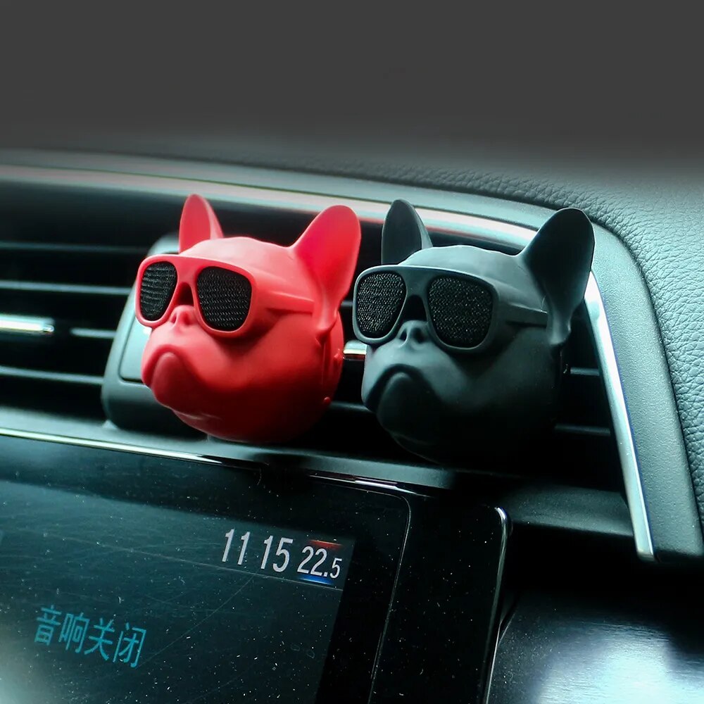 1Pcs Creative Bulldog Scent Car Freshener Air Scent Gift Box Auto