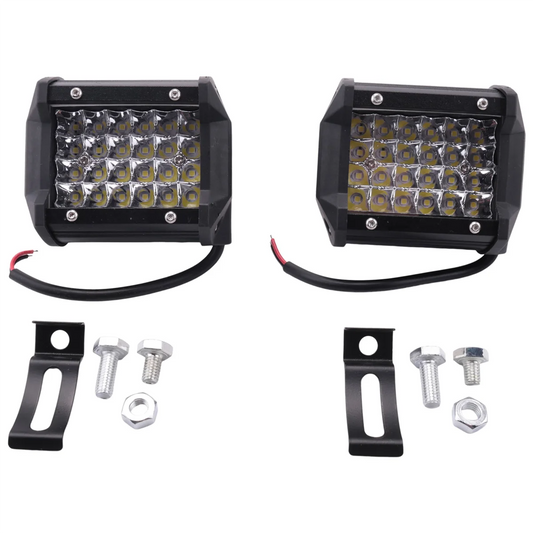 2Pcs 4 Inch LED Light Bar Driving Lights LED Pods Spot Off Road Lights