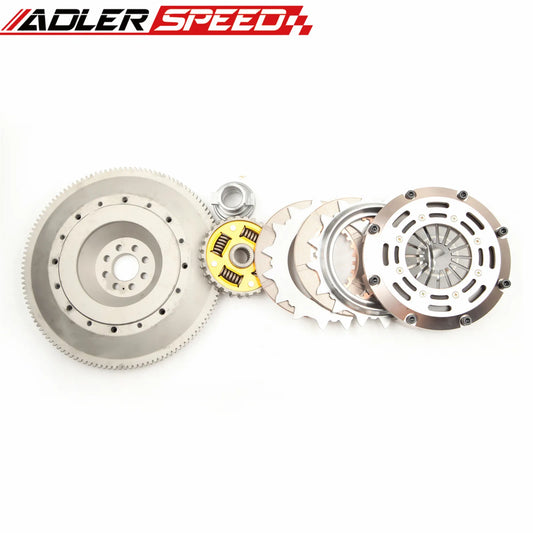 ADLERSPEED Racing / Street Twin Disc Clutch Kit & Flywheel For Nissan