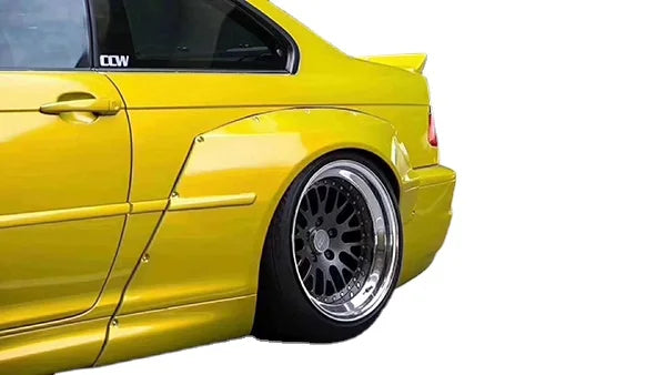 Z-ART 1998-2005 wide body kit for BM E46 retrofit body kit for BMW E46