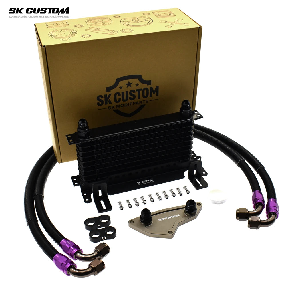 SK CUSTOM For BMW N54 N55 Engine Oil Cooling Kit M3 E90 E92 E93 F35