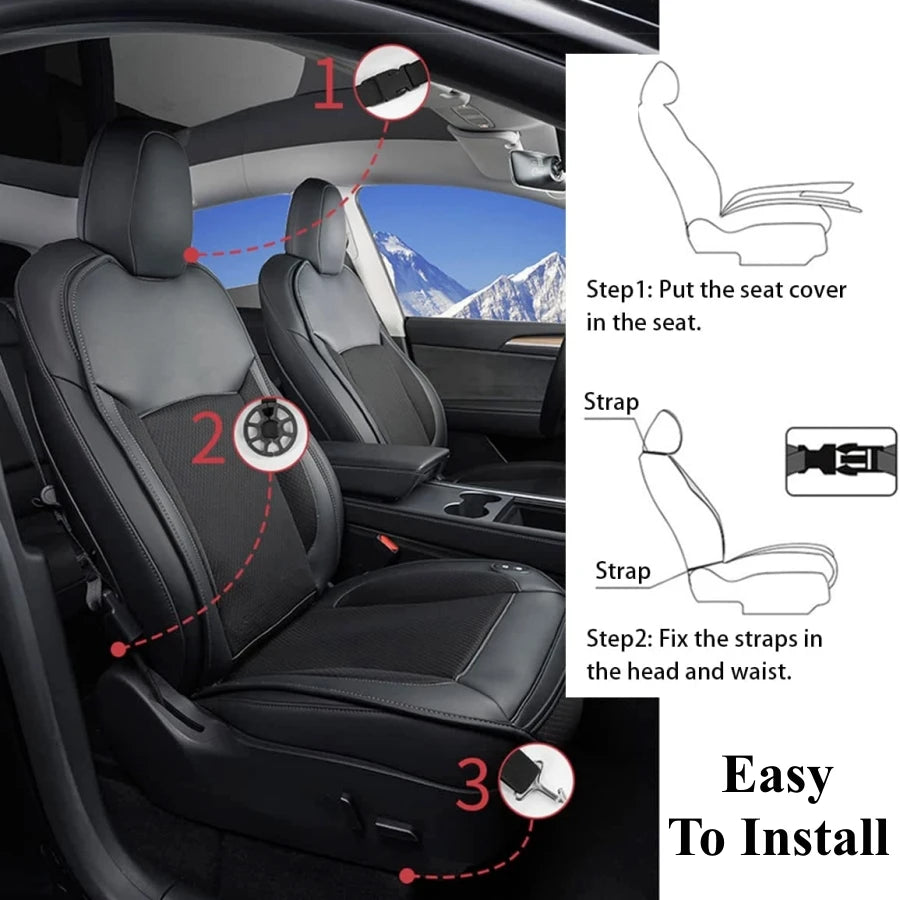 Upgrade Tesla Model Y Model 3 Smart Cooling Car Seat Cushion for