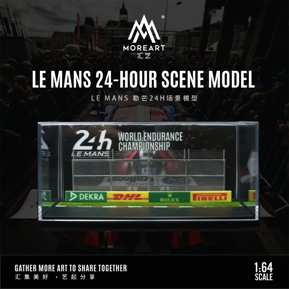 Timemicro&MoreArt 1:64 LE MANS 24H Scene - with dust cover