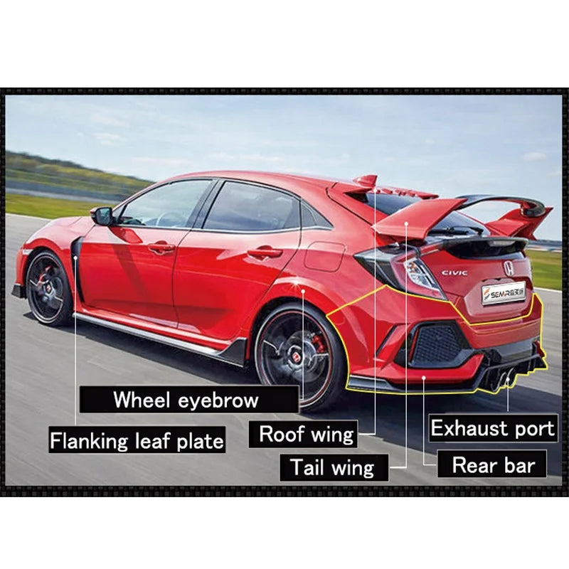 Suitable for 2016-2019 new Honda Civic body kit upgrade RS class car