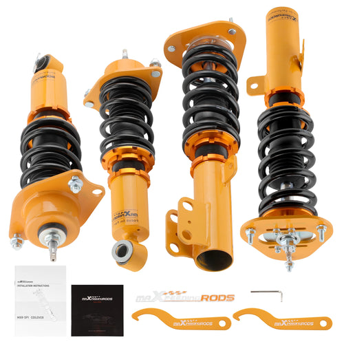 24 Way Front Rear Adjustable Damper Coilovers Suspension Lowering Kit