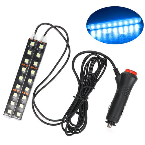 12V DIY Car Interior Decorative Light LED Strips RGB Ambient Lamp Neon