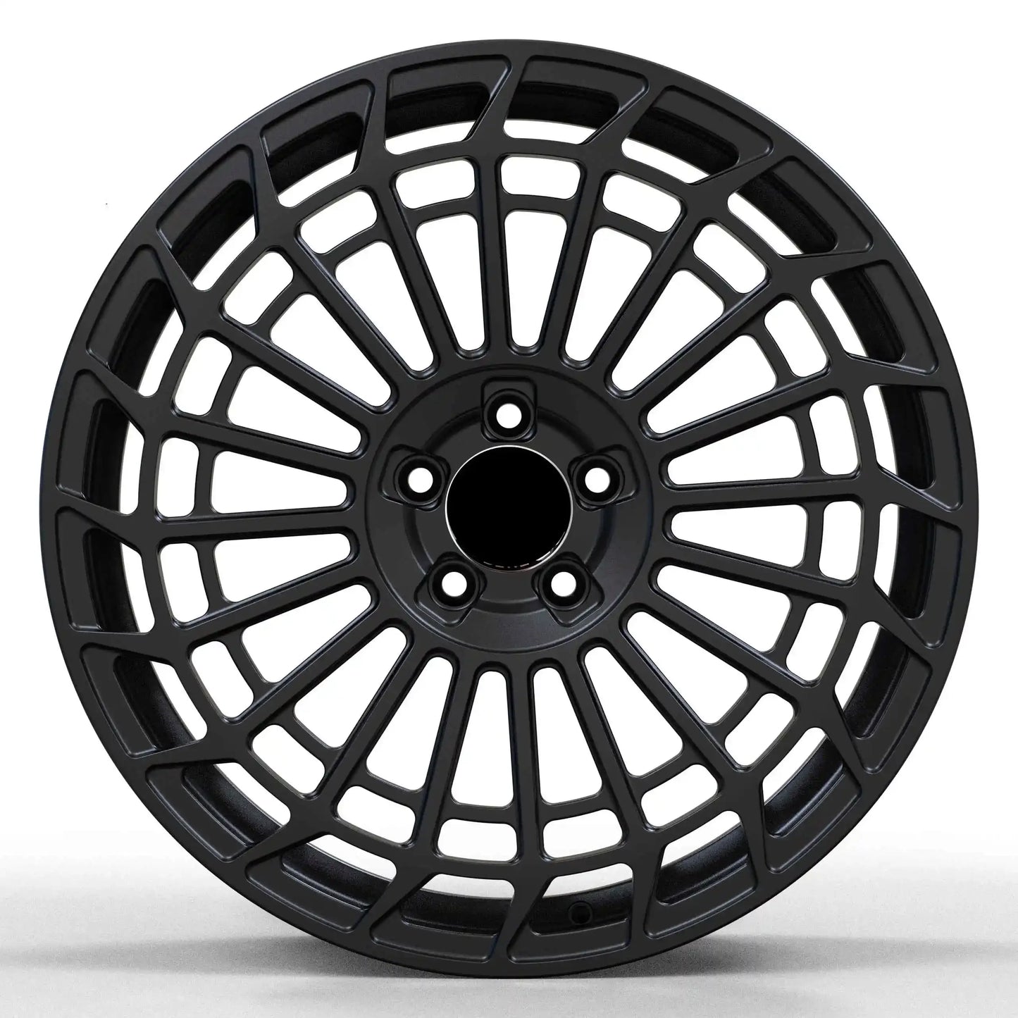 15 16 17 18 19 20 21 22 Inch 5x112/114.3/108/120 Matte Black Alloy