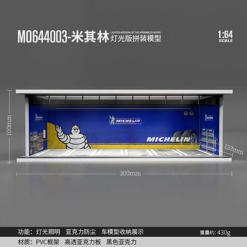 TimeMicro&MoreArt 1:64 Parking lot model scene 1:64 simulation alloy