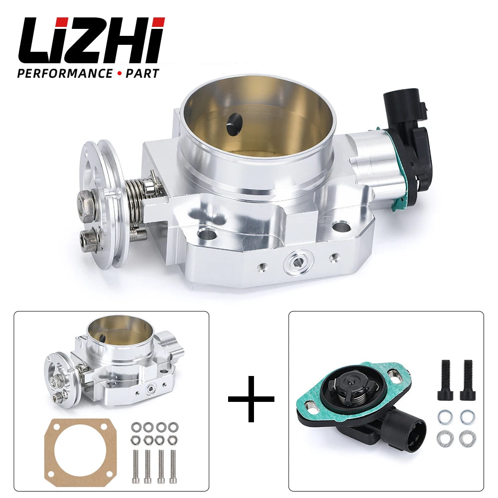 LIZHI - 70MM Throttle Body + TPS Throttle Body Position Sensor For