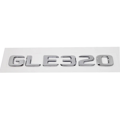 ABS Plastic GLE320 GLE350 GLE500 Trunk Rear Logo Badge Emblem Sticker