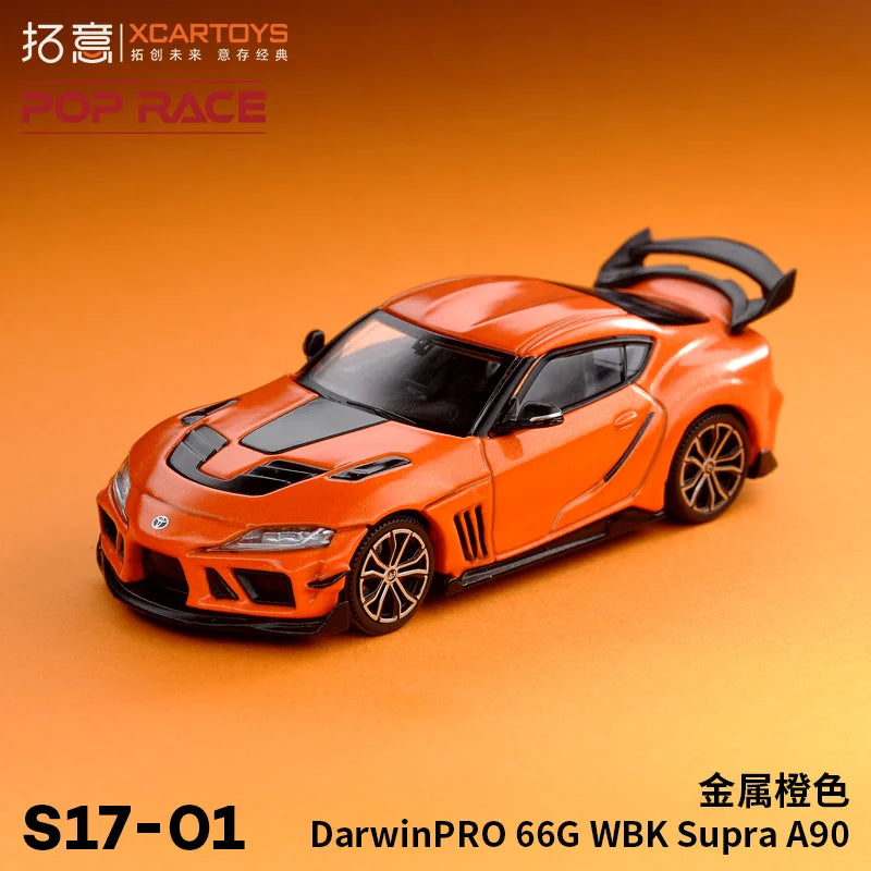 Xcartoys Poprace 1/64 Supra A90 DarwinPRO 66G Diecast Model Car Sports