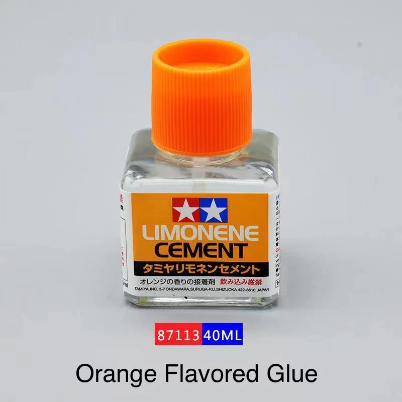 Tamiya Model Glue Slotting Glue Orange White Cover Gundam Model Glue