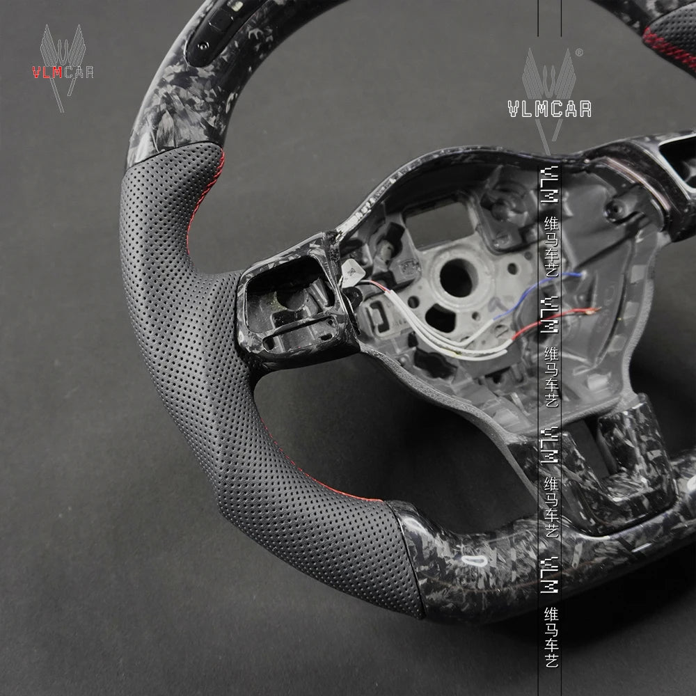 VLMCAR-Private Custom Carbon Fiber Steering Wheel for Volkswagen Golf