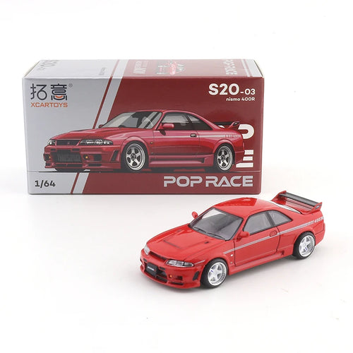 XCARTOYS POPRACE 1/64 Alloy Car Model Toy SKYLINE GT-R V8 NSX GT3