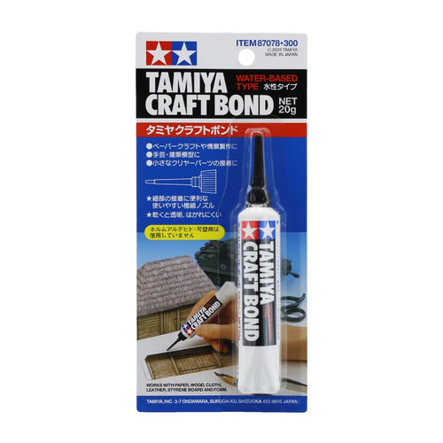 TAMIYA 87078 Craft Bond 20g Water-Based Type Transparent Adhesive