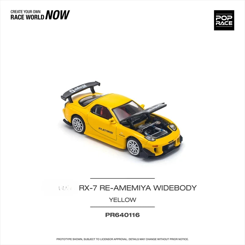 **Pre-order **Xcartoys x POP RACE 1:64 RX-7 Mk3 FD3S RE Amemiya Model