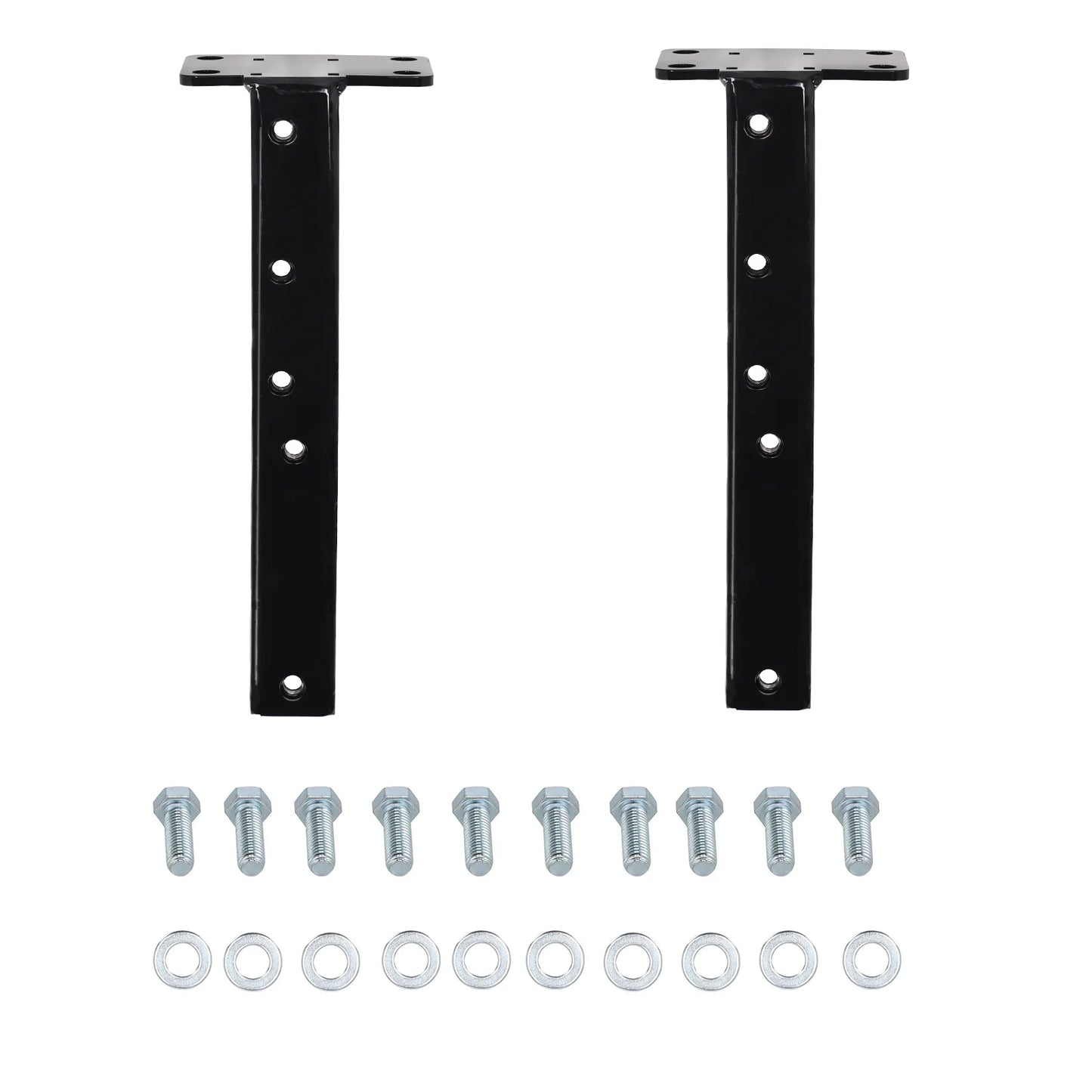 2 PCS Welded Upgrated Rear Bumper Brackets for Jeep Cherokee XJ