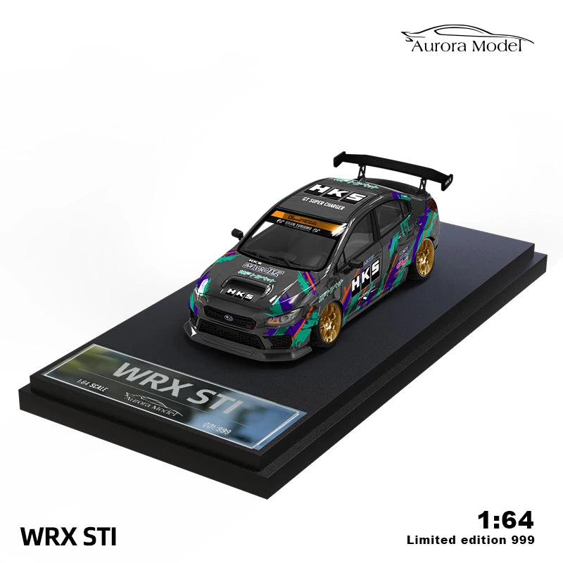 Timemicro&Aurora1:64 WRX STI HKS Coating Alloy Collection simulation