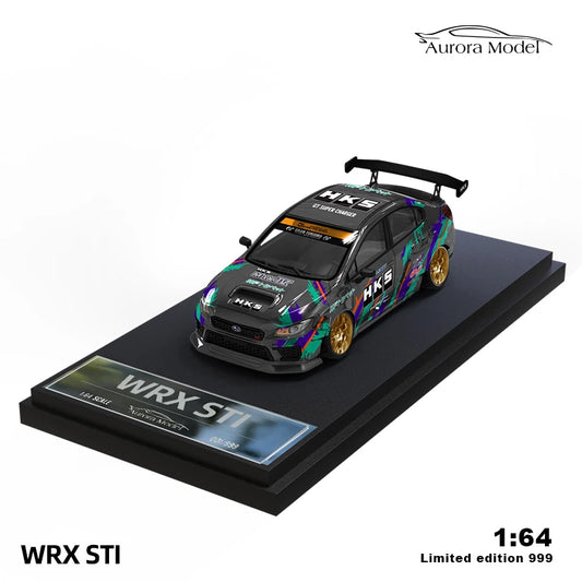 Timemicro&Aurora1:64 WRX STI HKS Coating Alloy Collection simulation