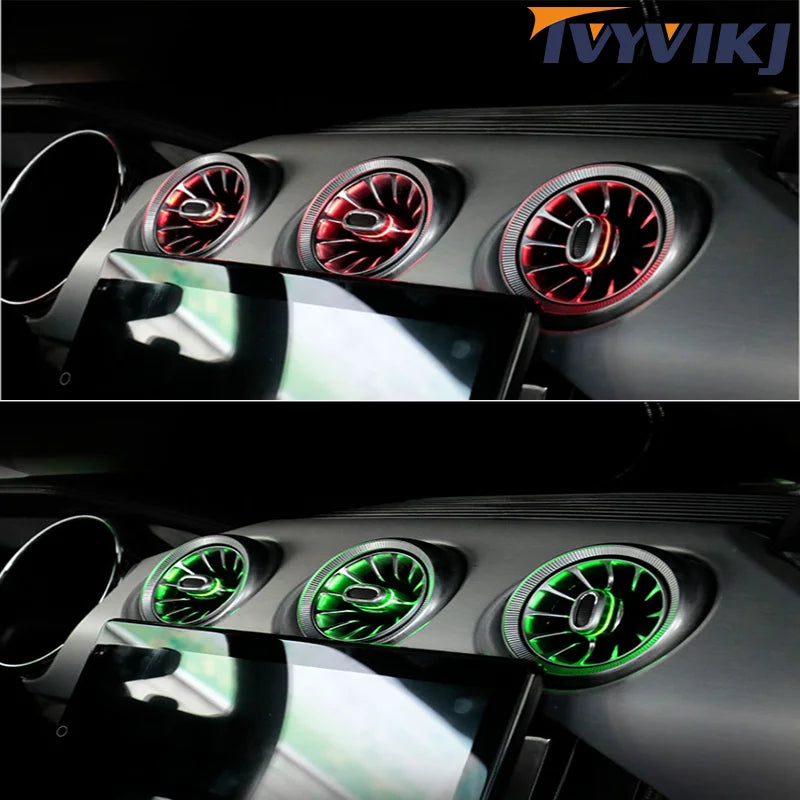 64 colors LED Vents Ambient light For Ford Mustang 2015 2016 2017 2018