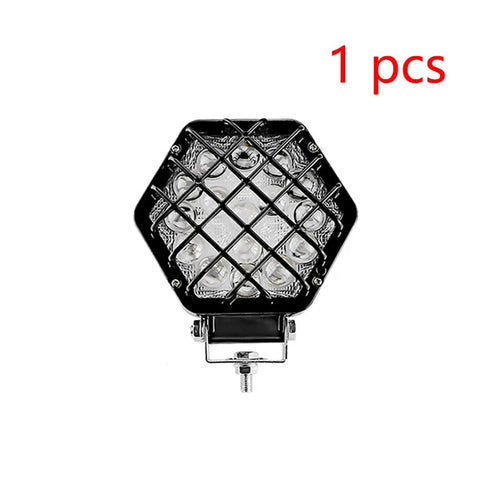 1/2 pcs 5 inch 48W LED Light Car 16Pcs LED Boat Truck Work Light