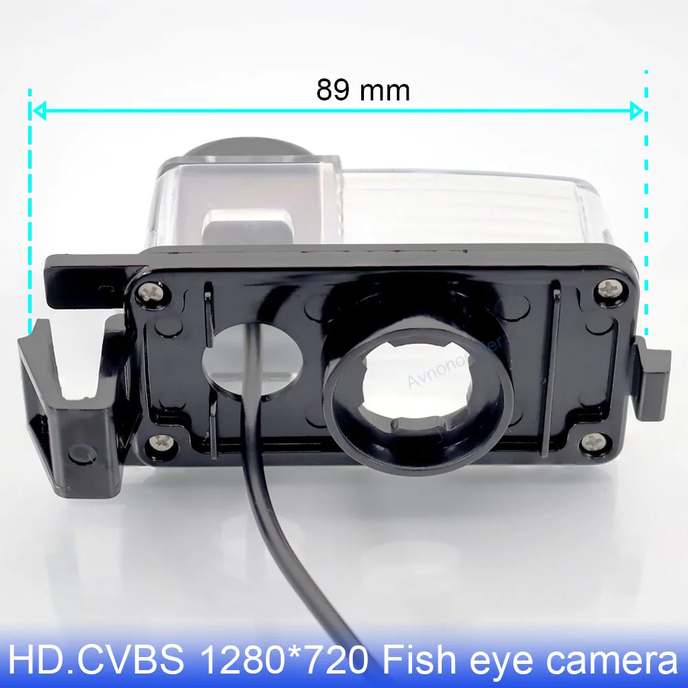 2.4 Ghz Wireless FishEye HD Car Rear View Camera For Nissan Geniss