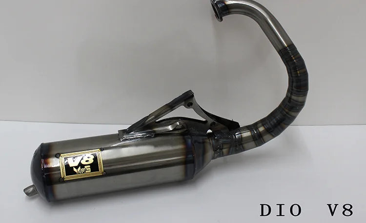 V8 Modified Racing Full Exhaust System For yamaha bws100 4vp exhaust