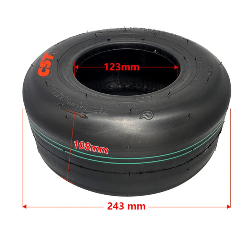 10x3.60-5 Tire CST Tubeless For 168 Go Kart 5 Inch Tyre Rear s Fit