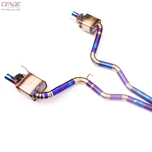 2020 New Titanium Header Catback Exhaust System Pipe For Ford Mustang