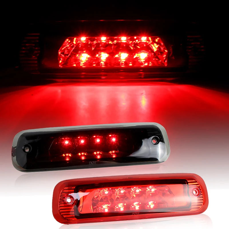 1Pcs Smoke RED Lens Car LED 3rd Third Brake Tail Light Rear High Mount