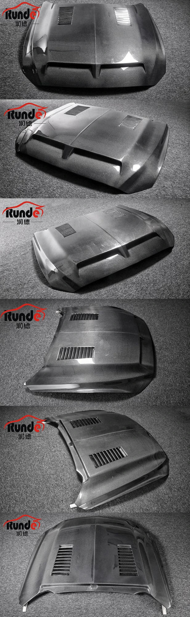 Runde Auto Car Modification Body Parts Carbon Fiber Material Engine