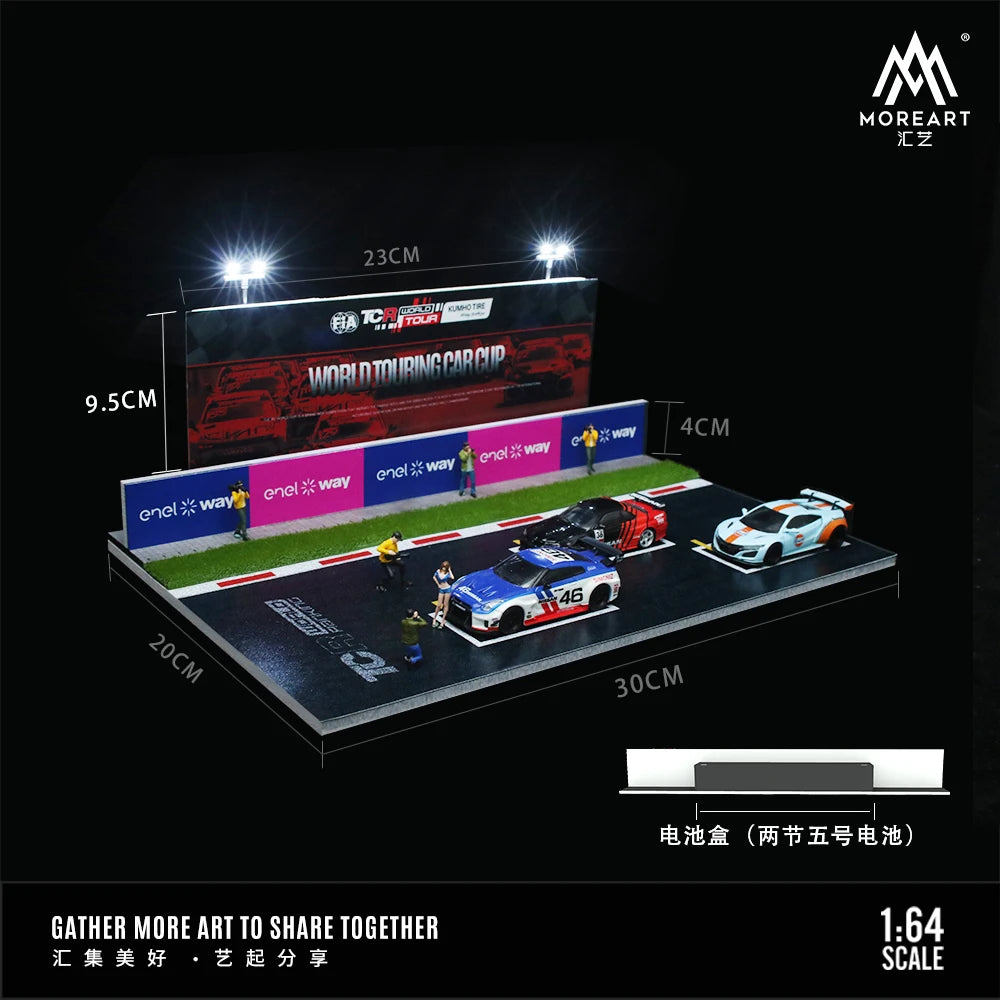 TimeMicro/MoreArt 1:64 WTCR RV World-Cup light version car model