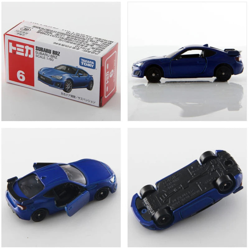 TAKARA TOMY Tomica New NO.6 1/60 SUBARU BRZ Sports Cars Alloy Toys