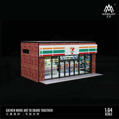 TimeMicro+MoreArt 1:64 Family Convenience store lighting version