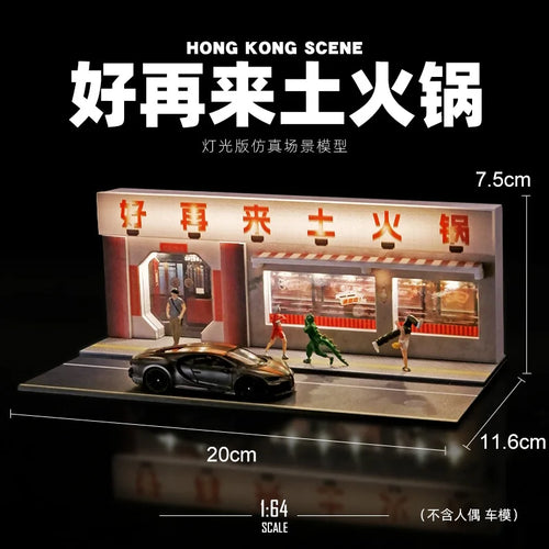 1/64 Scale Simulate Miniature Convenience Store Supermarket