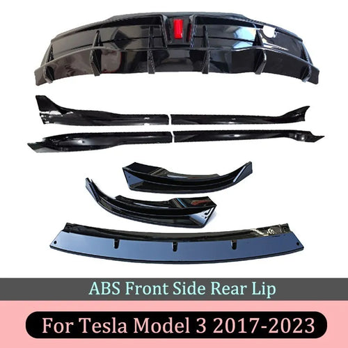 Tesla Bumper Lip Front Rear Bumper Lip For Tesla Model Y 2021-2023