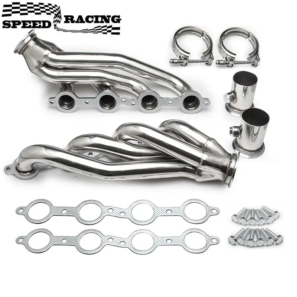 Stainless Stell Turbo Exhaust Conversion Swap Header Manifold Kit For