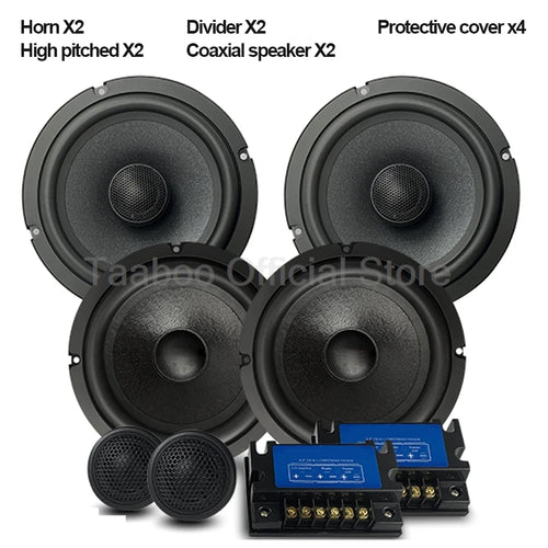 6.5 Inch Super Subwoofer with Tweeter 120W High Power Speaker HiFi Car