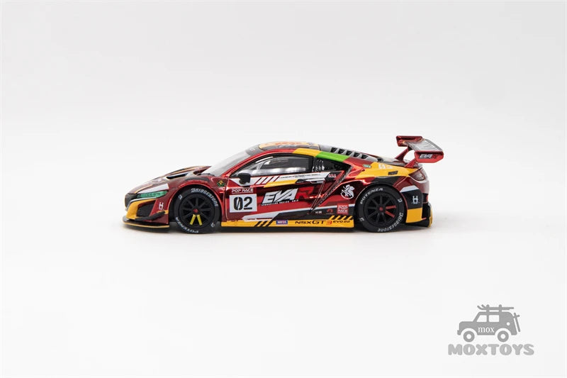 Xcartoys x POP RACE 1:64 NSX GT3 EVART MODEL-02 Diecast Model Car