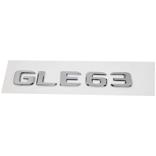 ABS Plastic GLE63 GLE300 Trunk Rear Logo Badge Emblem Sticker For