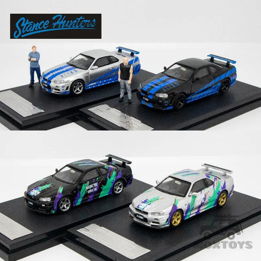 Stance Hunters SH 1:64 Nissan Skyline R34 GTR Z Tune Nismo Diecast